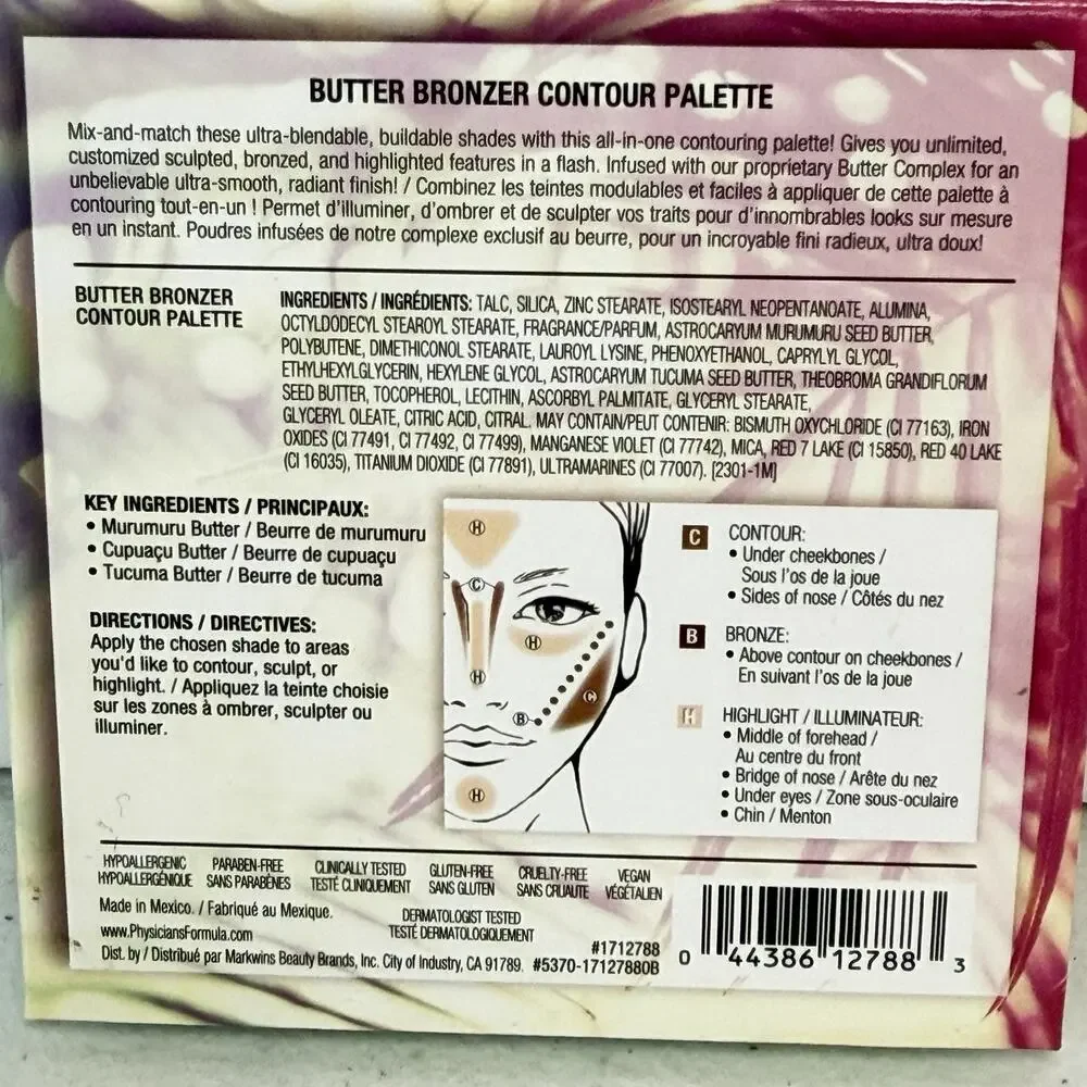 Physicians Formula Butter Bronzer Contour Palette Light/Medium 0.48 oz